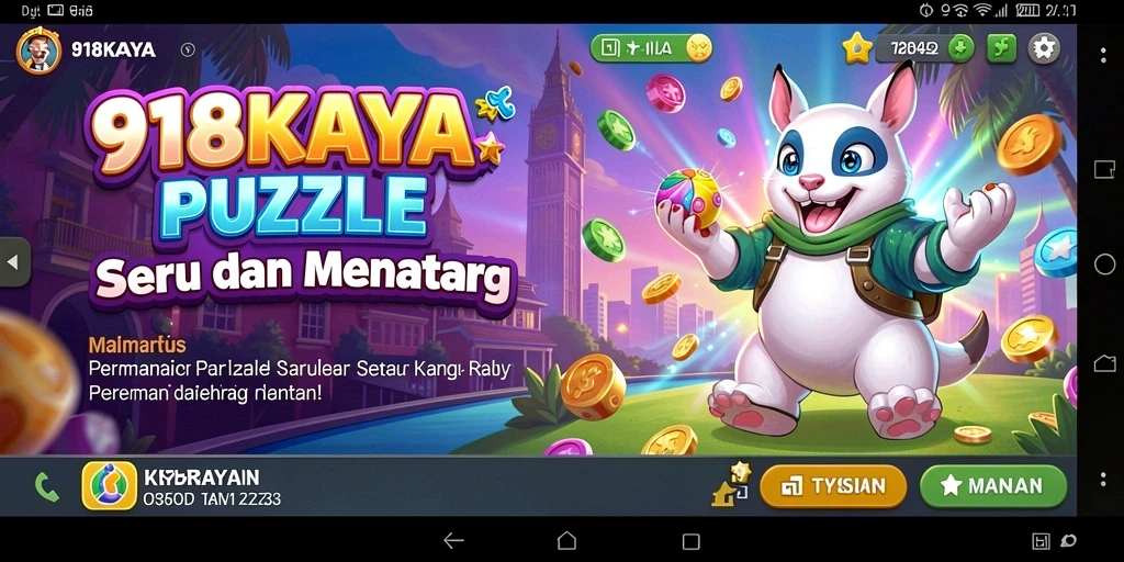 Screenshot gameplay 918KAYA menunjukkan tantangan Puzzle yang menarik.