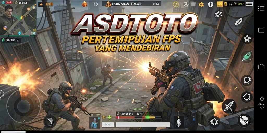 Screenshot utama menunjukkan aksi pertempuran mendebarkan dalam ASDTOTO.