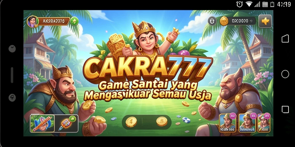 Screenshot gameplay CAKRA777 yang menampilkan keseruan bermain.
