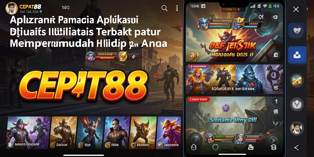 Tampilan antarmuka aplikasi CEPAT88 yang sederhana dan fungsional.