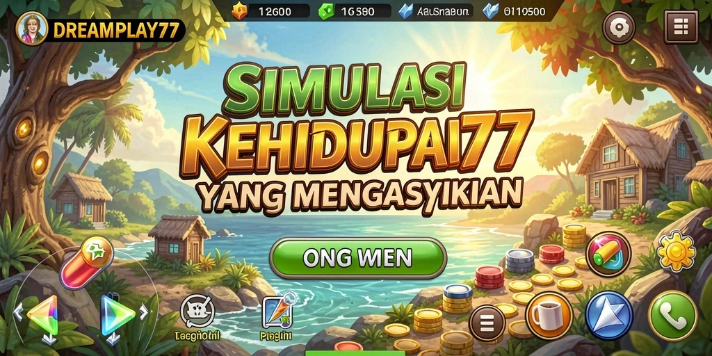 Tampilan gameplay <strong>DREAMPLAY77</strong> yang menarik dan interaktif dengan berbagai karakter.
