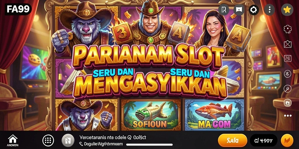 Tampilan menarik dari gameplay Slot FA99 yang penuh warna.