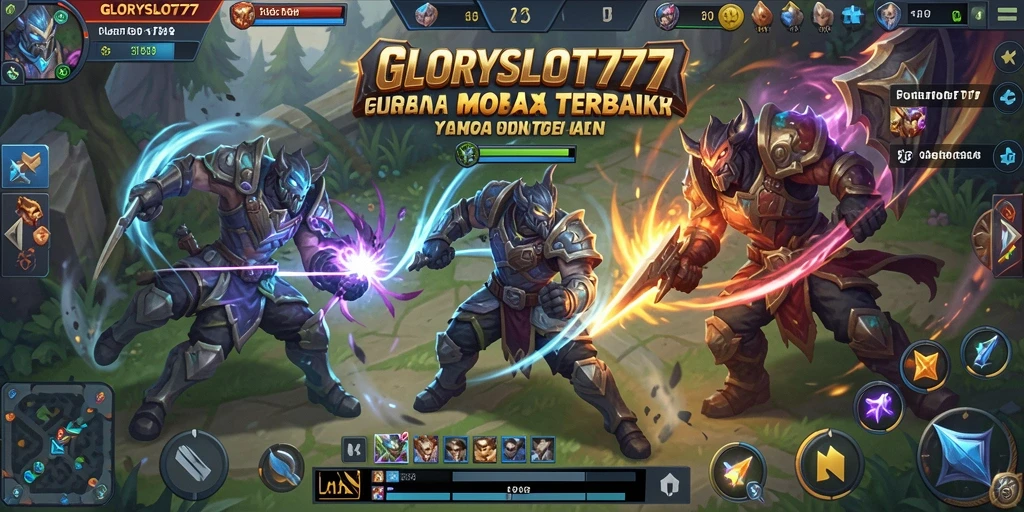 Tampilan gameplay seru di GLORYSLOT777, penuh aksi dan strategi.