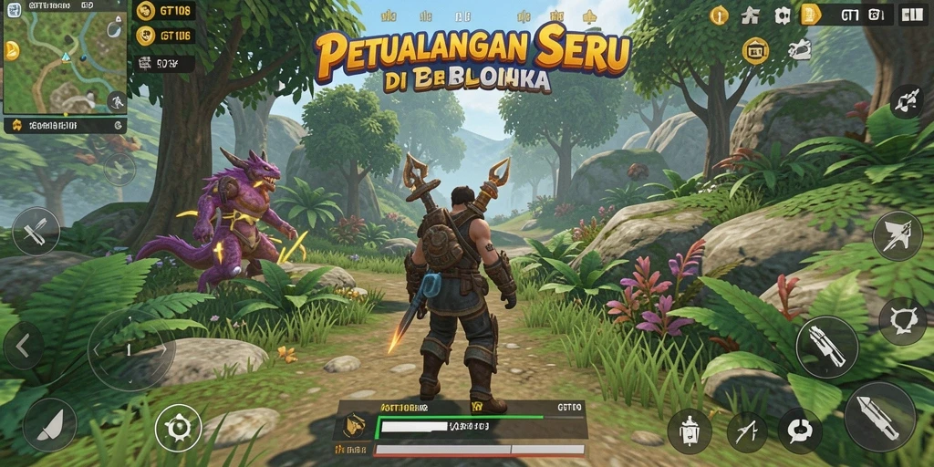 Gameplay GT108 menampilkan dunia terbuka yang luas dan interaktif.