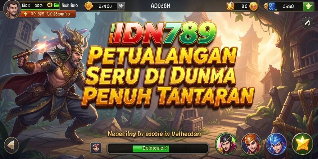 Tangkapan layar gameplay IDN789 menunjukkan aksi petualangan yang mendebarkan.