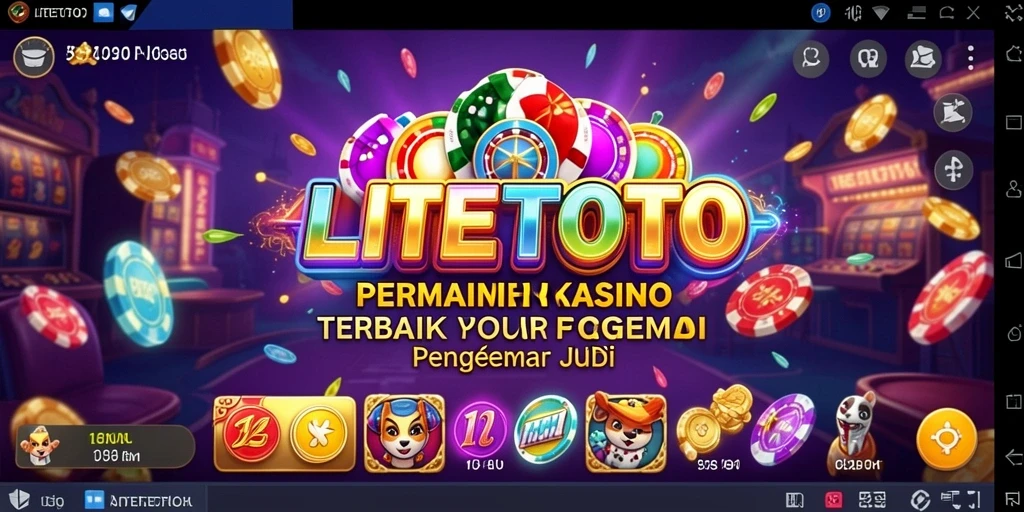 Tangkapan layar gameplay LITETOTO menunjukkan aksi seru di kasino.