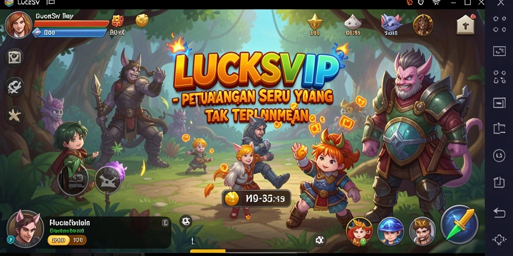 Gameplay seru LUCKSVIP yang penuh tantangan di dunia petualangan.