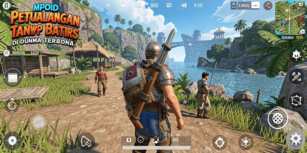 Gameplay MPOID yang menarik di dunia terbuka yang luas.