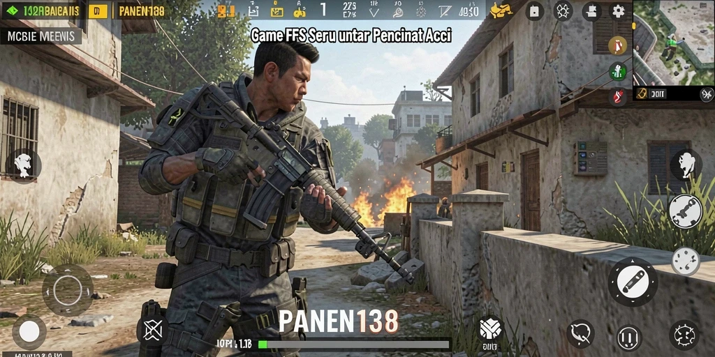 Tampilan gameplay menarik dari PANEN138 dalam mode FPS yang mendebarkan.