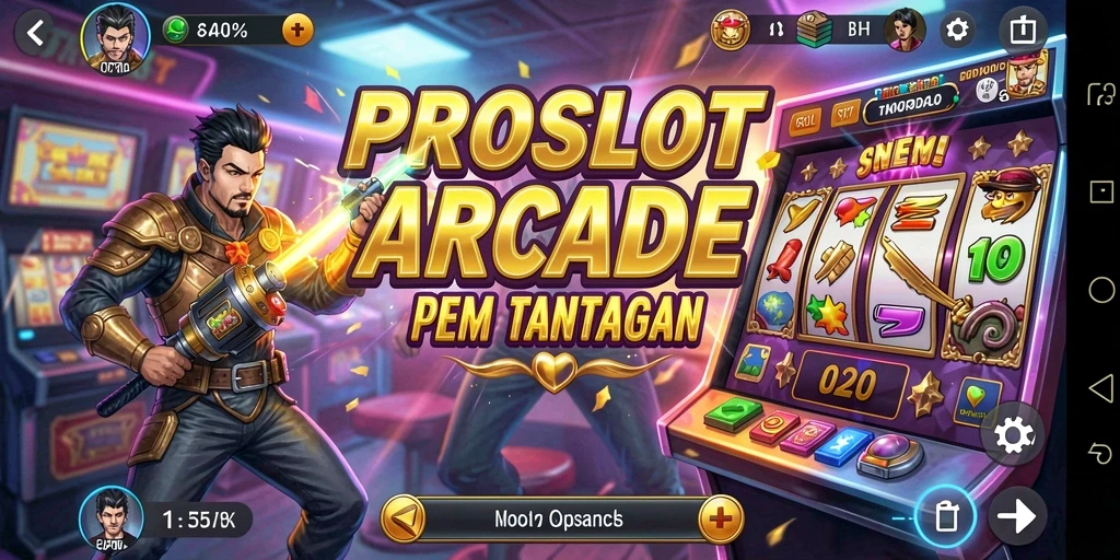 Tampilan menarik dari gameplay PROSLOT yang penuh warna.