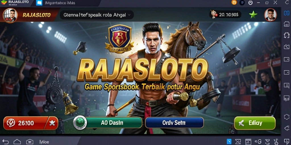 Screenshot gameplay RAJASLOTO menampilkan antarmuka yang menarik dan interaktif.