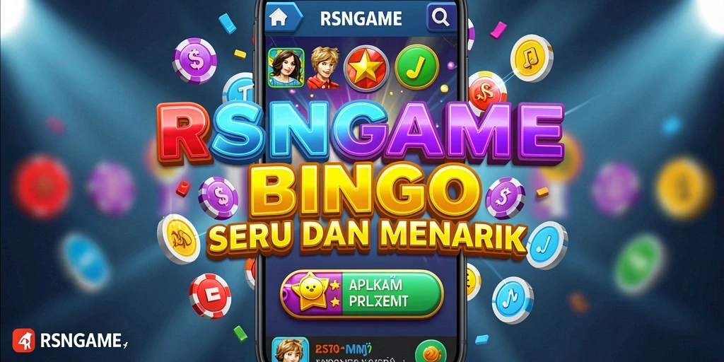 Tampilan gameplay Bingo yang seru dan penuh warna di RSNGAME.