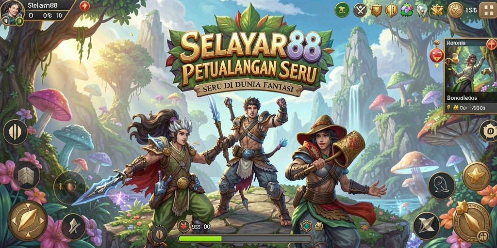 Gameplay SELAYAR88 yang mendebarkan dengan elemen petualangan.