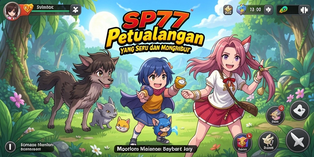 Tampilan gameplay SP777 dengan karakter Anime yang memukau.