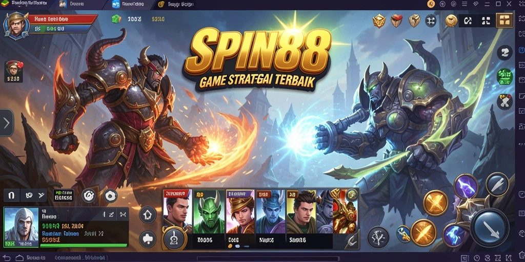 Tampilan gameplay SPIN88 yang memukau dan dinamis.