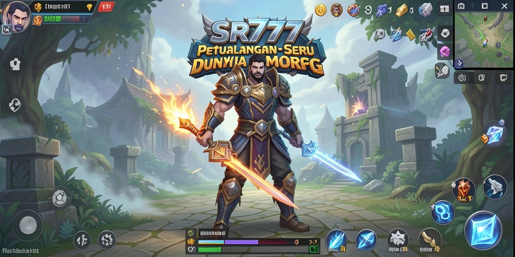 Tampilan gameplay SR777 yang mendebarkan dalam dunia MMORPG.