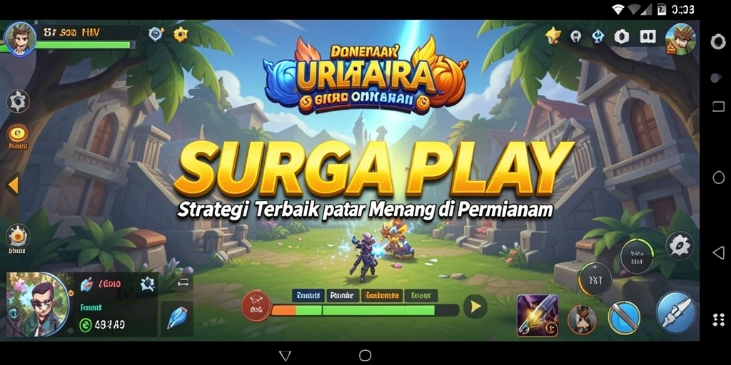 Tampilan gameplay SURGAPLAY yang menarik dan strategis.
