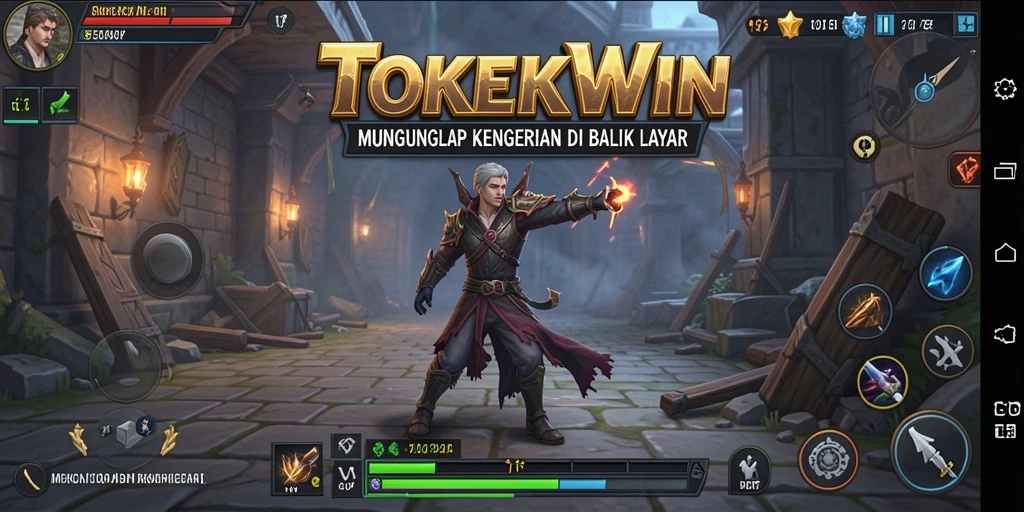 Screenshot menampilkan gameplay menyeramkan dari TOKEKWIN.