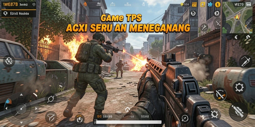 Tampilan gameplay seru di WE878 dengan aksi mendebarkan.
