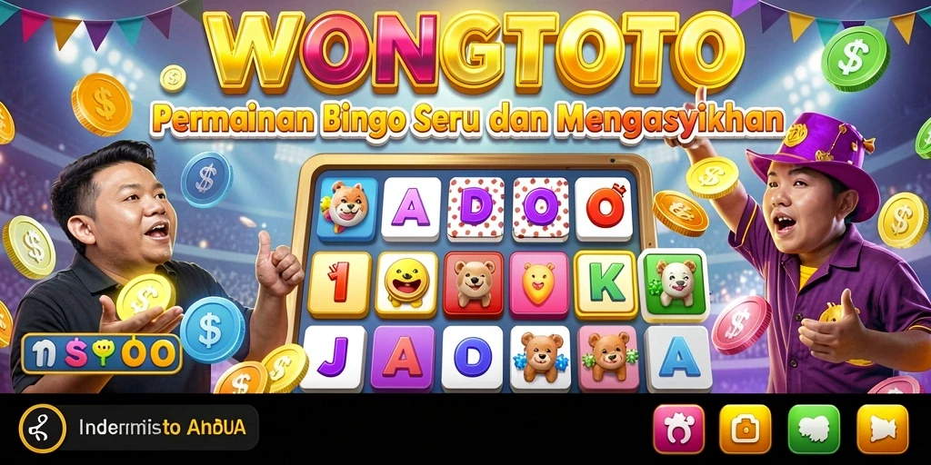 Tampilan gameplay seru di WONGTOTO dengan variasi Bingo.